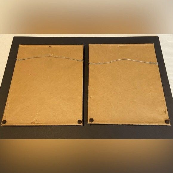 Pair of 1940s Jamaican Woodcuts by Albert Huie Titled & Signed Framed - Picture 4 of 8